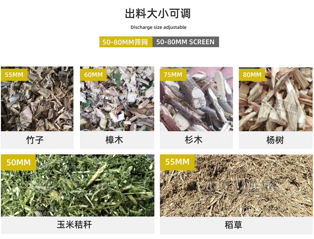 模板破碎機(jī)出料大小可調(diào)